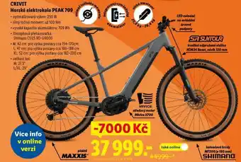 CRIVIT HORSKÉ ELEKTROKOLO PEAK 709