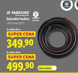 Lidl PARKSIDE PERFORMANCE Zahradní hadice A nabídka