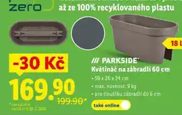 Lidl PARKSIDE Květináč na zábradlí 60 cm nabídka