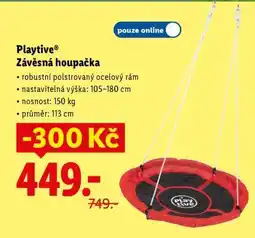 Lidl PLAYTIVE Závěsná houpačka nabídka