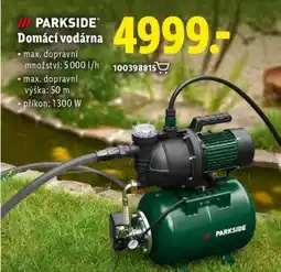 Lidl PARKSIDE DOMÁCÍ VODÁRNA nabídka