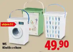 Lidl W5 Kbelík s víkem nabídka