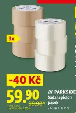 Lidl PARKSIDE Sada lepicích pásek nabídka