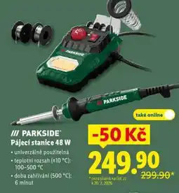 Lidl PARKSIDE Pájecí stanice 48 W nabídka