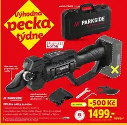 Lidl Parkside 20V Aku nůžky na větve nabídka