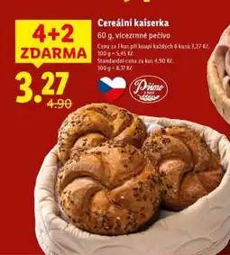 Lidl Cereální Kaiserka nabídka