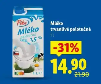 Pilos Mléko trvanlivé polotučné