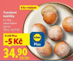 Lidl Tvarohové kobližky nabídka