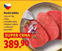 Lidl Hovězí plátky nabídka