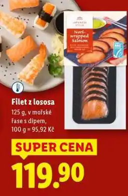 Lidl FILET Z LOSOSA nabídka