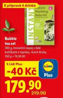Lidl BUBBLE TEA SET nabídka