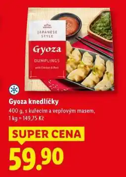 Lidl Gyoza knedlíčky nabídka