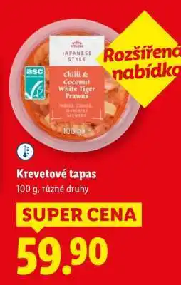 Lidl Krevetové Tapas nabídka