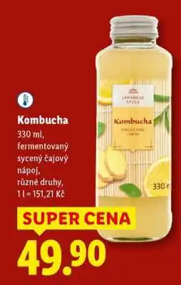 Lidl KOMBUCHA nabídka