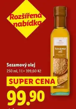 Lidl Sezamový olej nabídka