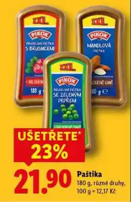 Lidl Paštika nabídka
