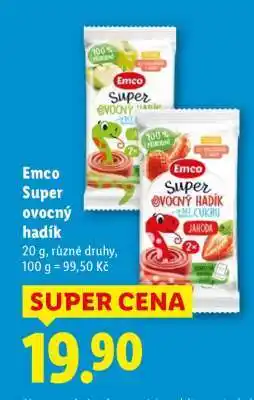 Lidl EMCO SUPER OVOCNÝ HADÍK nabídka