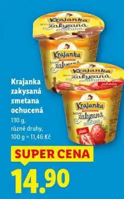 Lidl Krajanka Zakysaná smetana ochucená nabídka