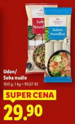 Lidl UDON/SOBA NUDLE nabídka