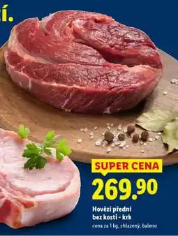 Lidl Hovězí přední bez kosti – krk nabídka