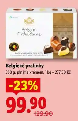 Lidl Belgické pralinky nabídka