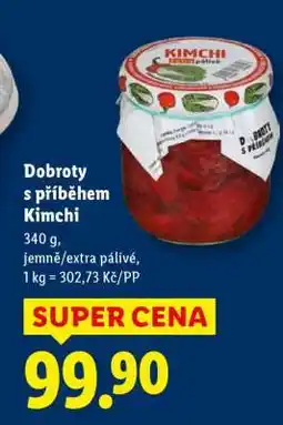 Lidl Dobroty s příběhem Kimchi nabídka