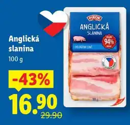 Lidl Anglická slanina nabídka