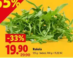 Lidl RUKOLA nabídka