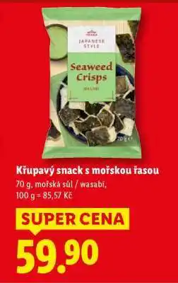 Lidl Seaweed Crisps Wasabi nabídka