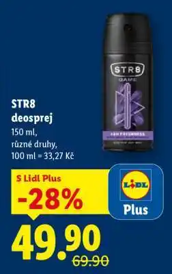 Lidl STR8 Deosprej nabídka