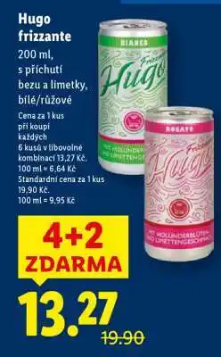 Lidl HUGO FRIZZANTE nabídka