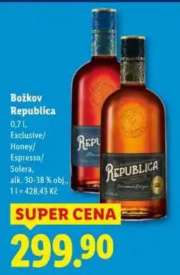 Lidl Božkov Republica nabídka