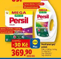 Lidl PERSIL Prací gel/ prášek nabídka