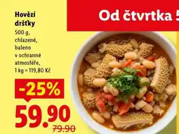 Lidl Hovězí dršťky nabídka