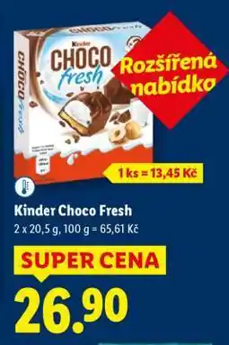Lidl KINDER CHOCO FRESH nabídka