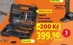 Lidl CRIVIT Sada nářadí pro jízdní kolo nabídka