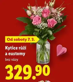 Lidl Kytice růží a eustomy nabídka