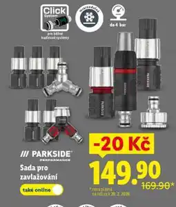 Lidl PARKSIDE PERFORMANCE Sada pro zavlažování nabídka