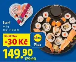 Lidl SUSHI nabídka