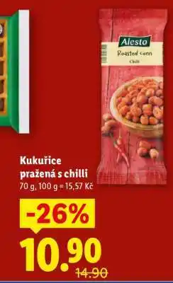 Lidl Kukuřice pražená s chilli nabídka