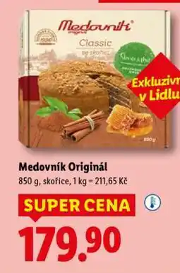 Lidl MEDOVNÍK ORIGINAL nabídka