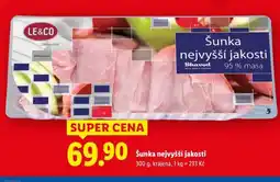 Lidl Šunka nejvyšší jakosti nabídka