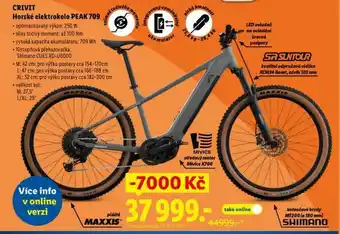 CRIVIT HORSKÉ ELEKTROKOLO PEAK 709