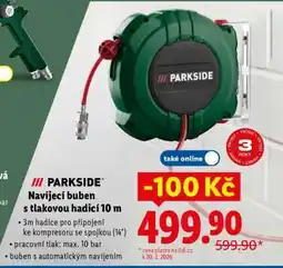 Lidl PARKSIDE Navíjecí buben s tlakovou hadicí 10 m nabídka