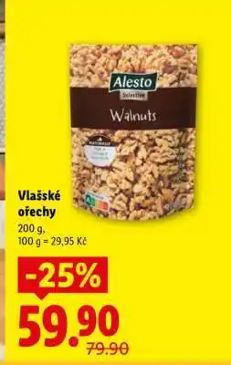 Lidl Vlašské ořechy nabídka