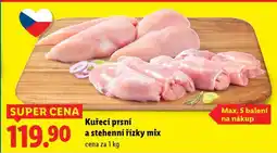 Lidl Kuřecí prsní a stehenní řízky MIX nabídka