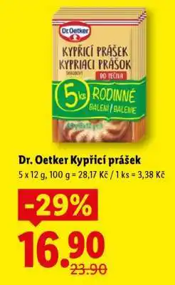 Lidl Dr. Oetker Kypřicí prášek nabídka