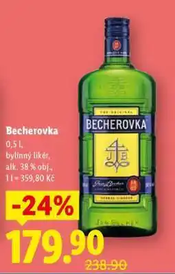 Lidl Becherovka nabídka