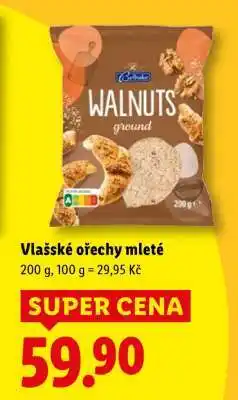 Lidl Vlašské ořechy mleté nabídka