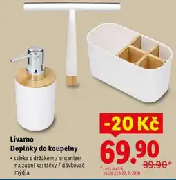 Lidl Livarno Doplňky do koupelny nabídka